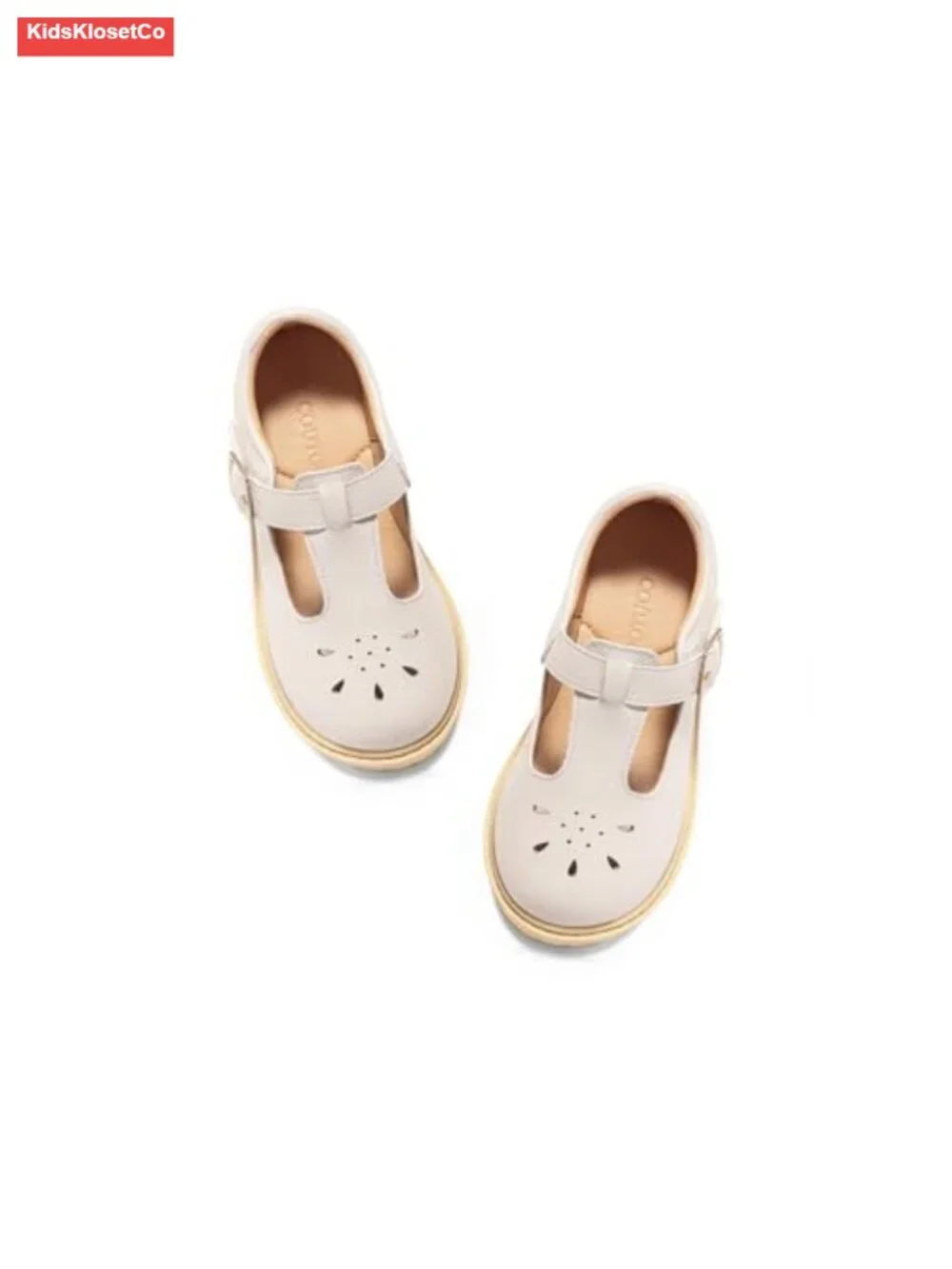 Girls Mary Jane Loafers T-Strap Flats Faux Leather Chunky Platform School